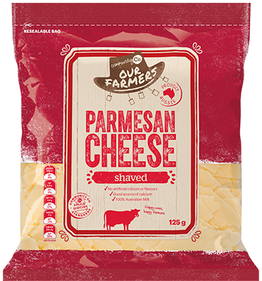 Community Co Shaved Parmesan Cheese 125g