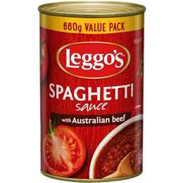 Leggos Spaghetti Sauce with Beef 680g