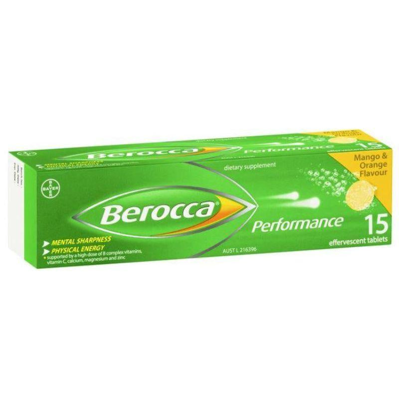 Berocca Performance Effervescent Vitamin Orange 3 Pk