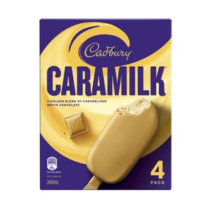 Cadbury Caramilk Ice Cream Stick 4pk