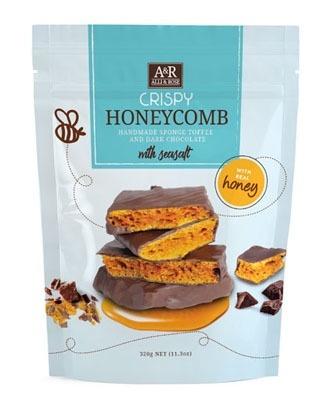 A & R Crispy Honeycomb With Sea Salt 320g