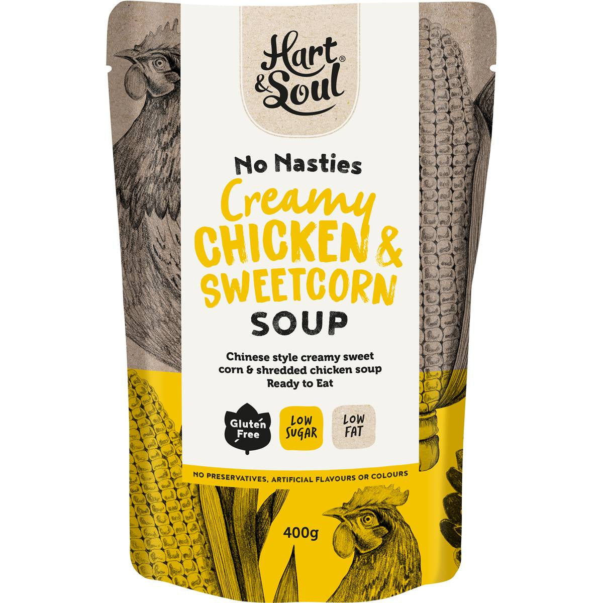 Hart & Soul Soup Chicken & Corn 400g