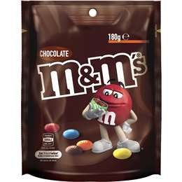 M&Ms Plain Milk Chocolate 180g