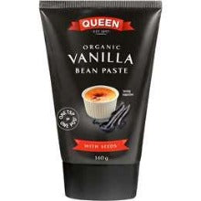 Queen Organic Vanilla Bean Paste Tube 140g