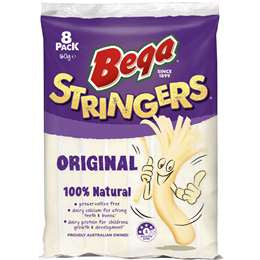 Bega Cheese Original Stringers 160g 8pk