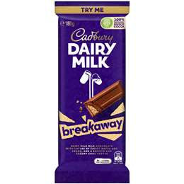 Cadbury Dairy Milk Breakaway Block 180g