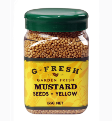 GFresh Mustard Seeds Yellow 135g