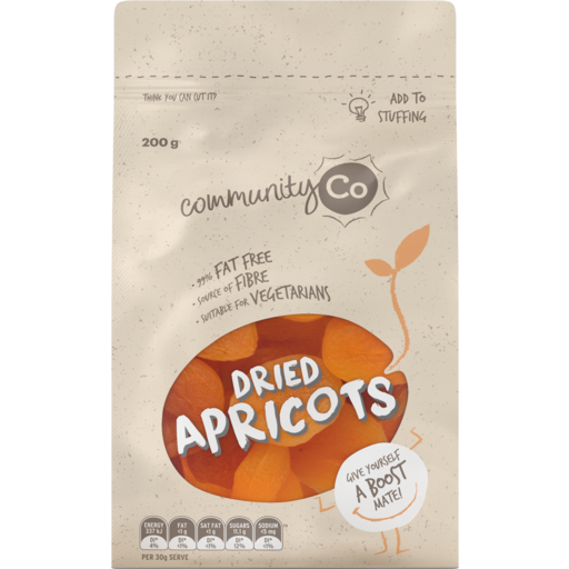 Community Co Dried Apricots 200g