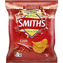 Smiths Chips Crinkle Cut Chilli 170g