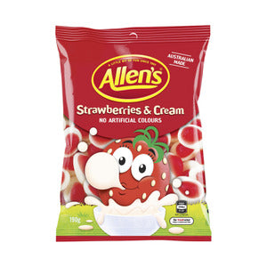 Allens Strawberries & Cream 190g