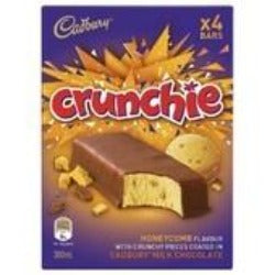 Cadbury Ice Cream Bar Crunchie Honeycomb 4pk