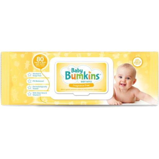Baby Boo Wipes Fragrance Free  80pk