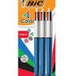 Bic 4 Colour Pen 3pk