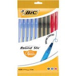 Bic Round Stic Assorted 10pk