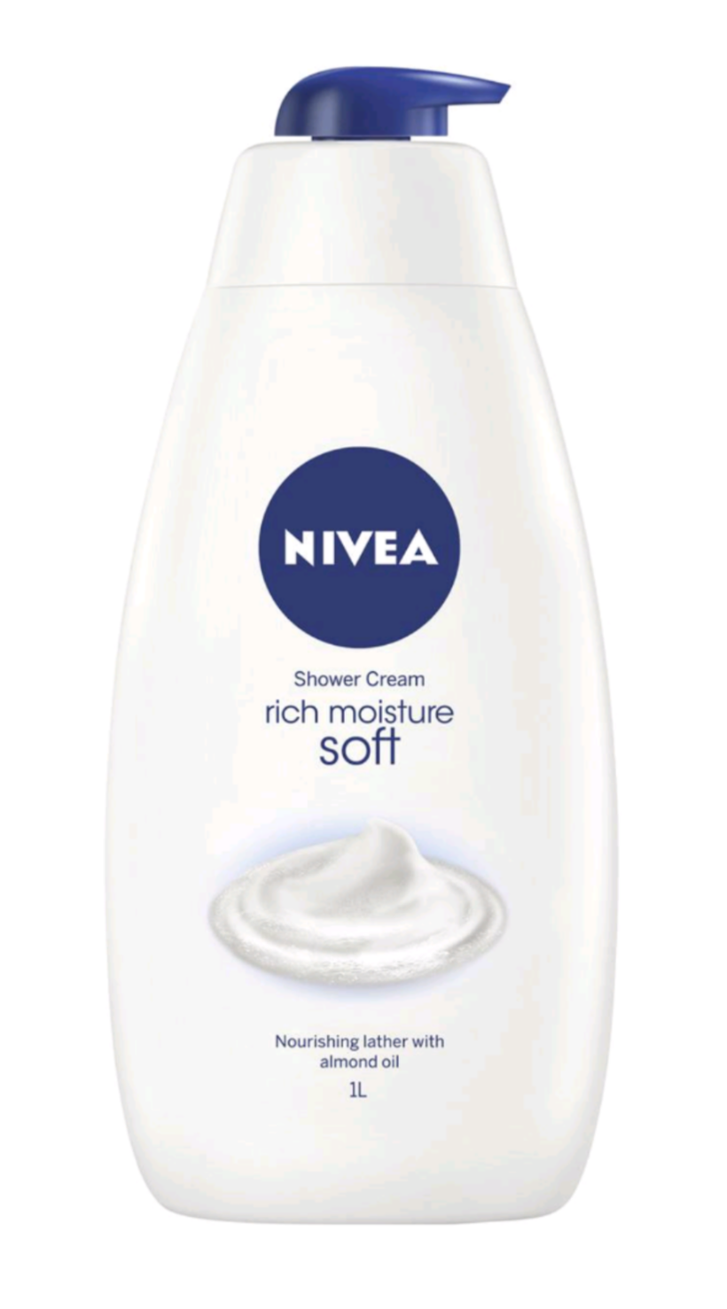 Nivea Rich Moisture Shower Cream 1L