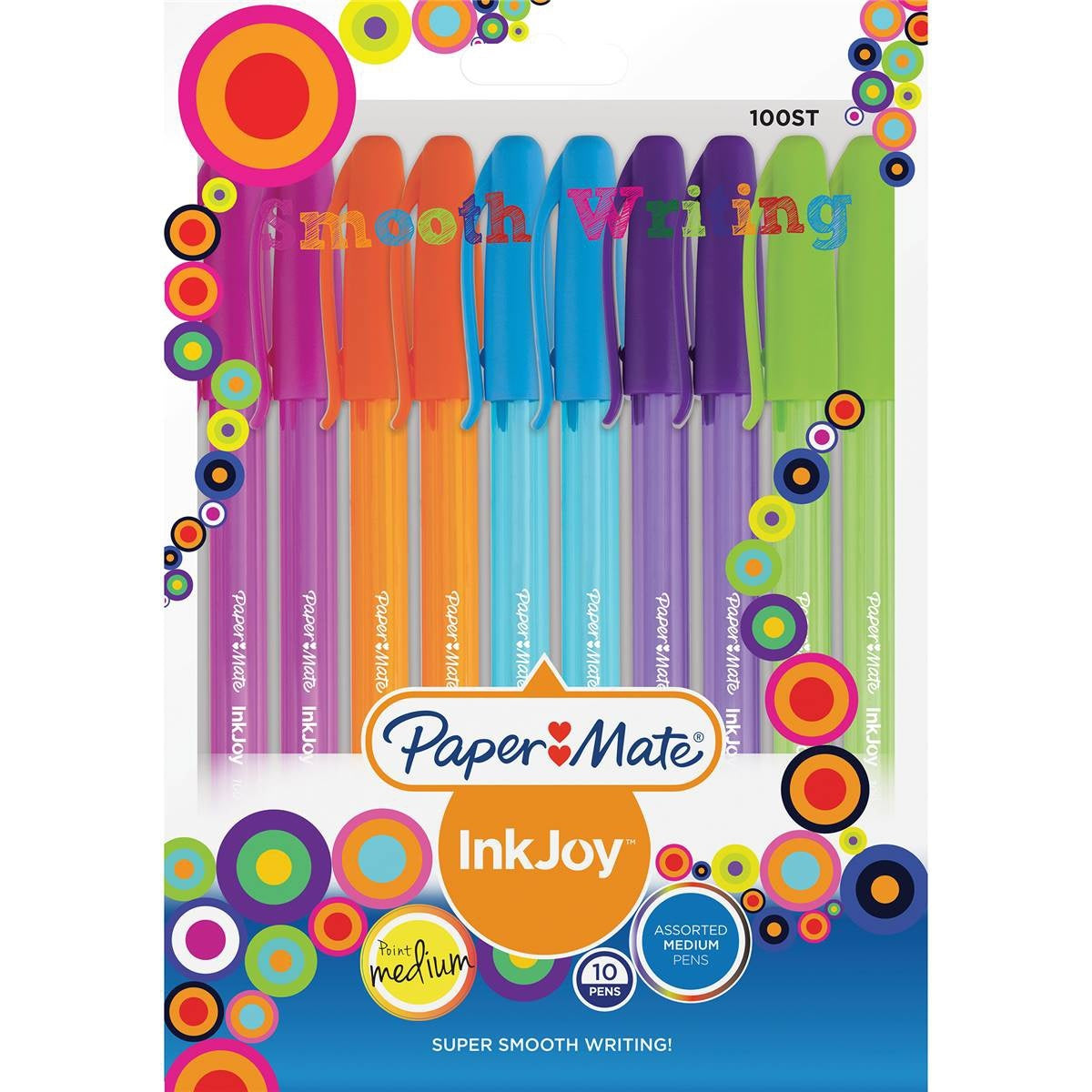 Paper Mate Inkjoy Assorted Fashion Colours 10pk
