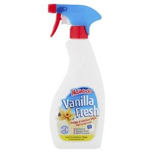 McLintocks Vanilla Fresh Fridge and Kitchen Spray 500ml