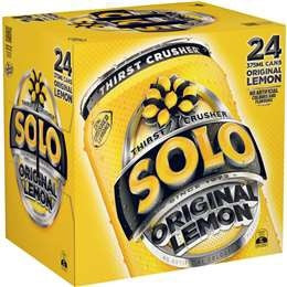 Schweppes Solo Cans 375ml x 24pk