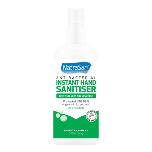 Natrasan Antibacterial Hand Santizier Aloe Vera & Cucumber 200ml
