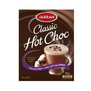 Jarrah Classic Hot Chocolate 115g 10pk
