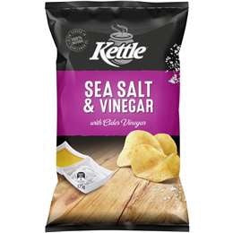 Kettle Sea Salt & Vinegar Chips 175g