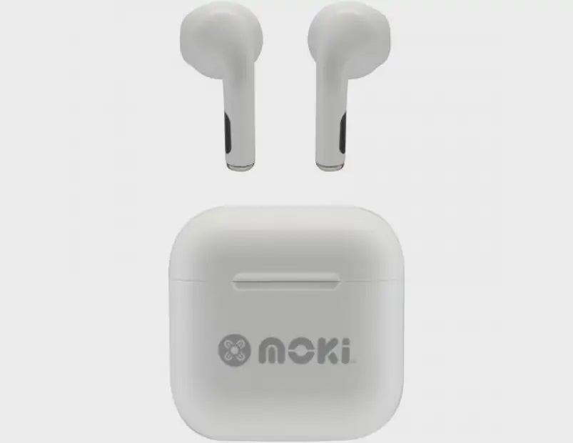 Moki Earbuds Wireless Pods White 1pk