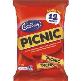 Cadbury Picnic Sharepack 180g 12pk