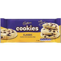 Cadbury Cookie Soft Centre Choc Chip 156g