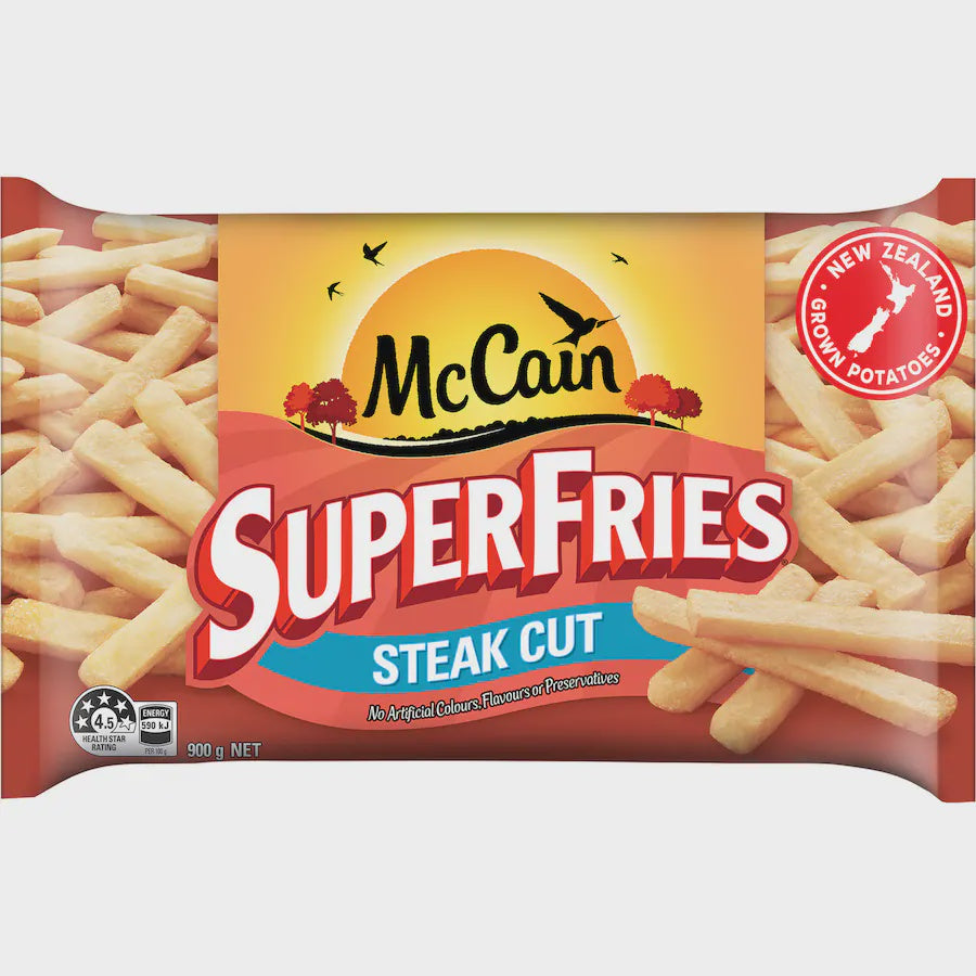 McCain Super Fries Steak Cut 900g