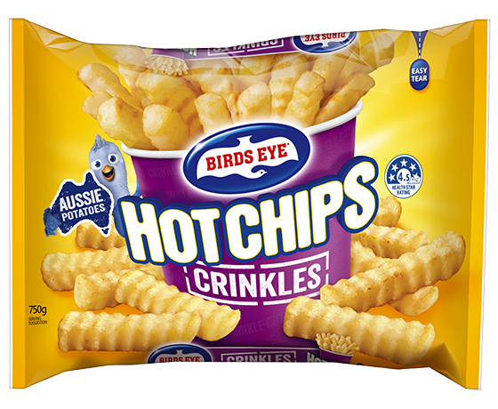 Birds Eye Hot Chips Crinkles 750g