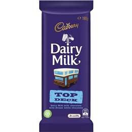 Cadbury Dairy Milk Top Deck Block 180g