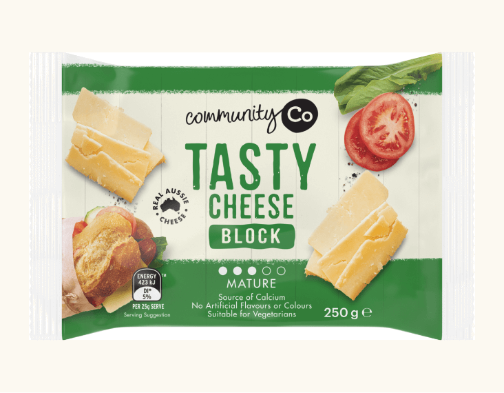 Community Co Tasty Cheese Block 250g