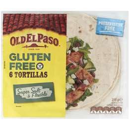 Old El Paso Tortilla  Jumbo GF 215g
