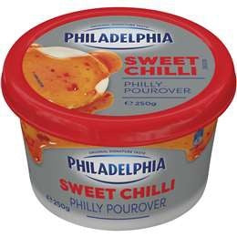 Philadelphia Cream Cheese Sweet Chilli Pourover 250g