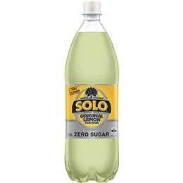 Schweppes Solo Lemon Zero Sugar 1.25L