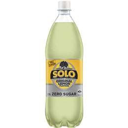 Schweppes Solo Lemon Zero Sugar 1.25L
