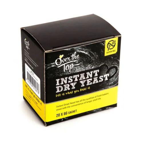 Over The Top Instant Dry Yeast Sachets 20 x 6g