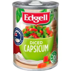 Edgell Diced Capsicum 125g