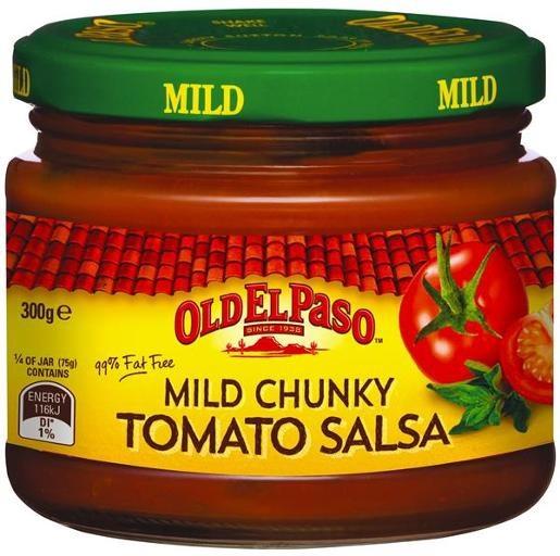 Old El Paso Chunky Tomato Salsa Mild 300g