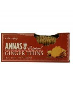 Lotus Annas Thins Ginger 150g