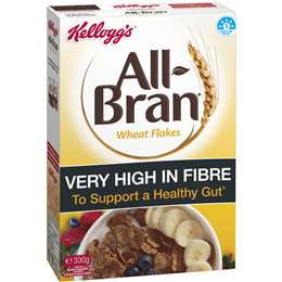 Kelloggs All Bran Wheat Flakes 330g