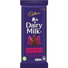 Cadbury Dairy Milk Black Forest Block 180g