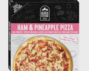 Bake Stone Deli Pizza Ham & Pineapple 500g