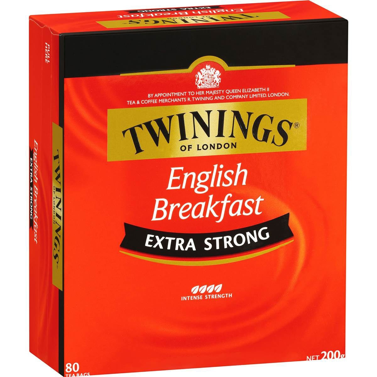 Twinings Tea Bags English Breakfast Extra Strong 80pk