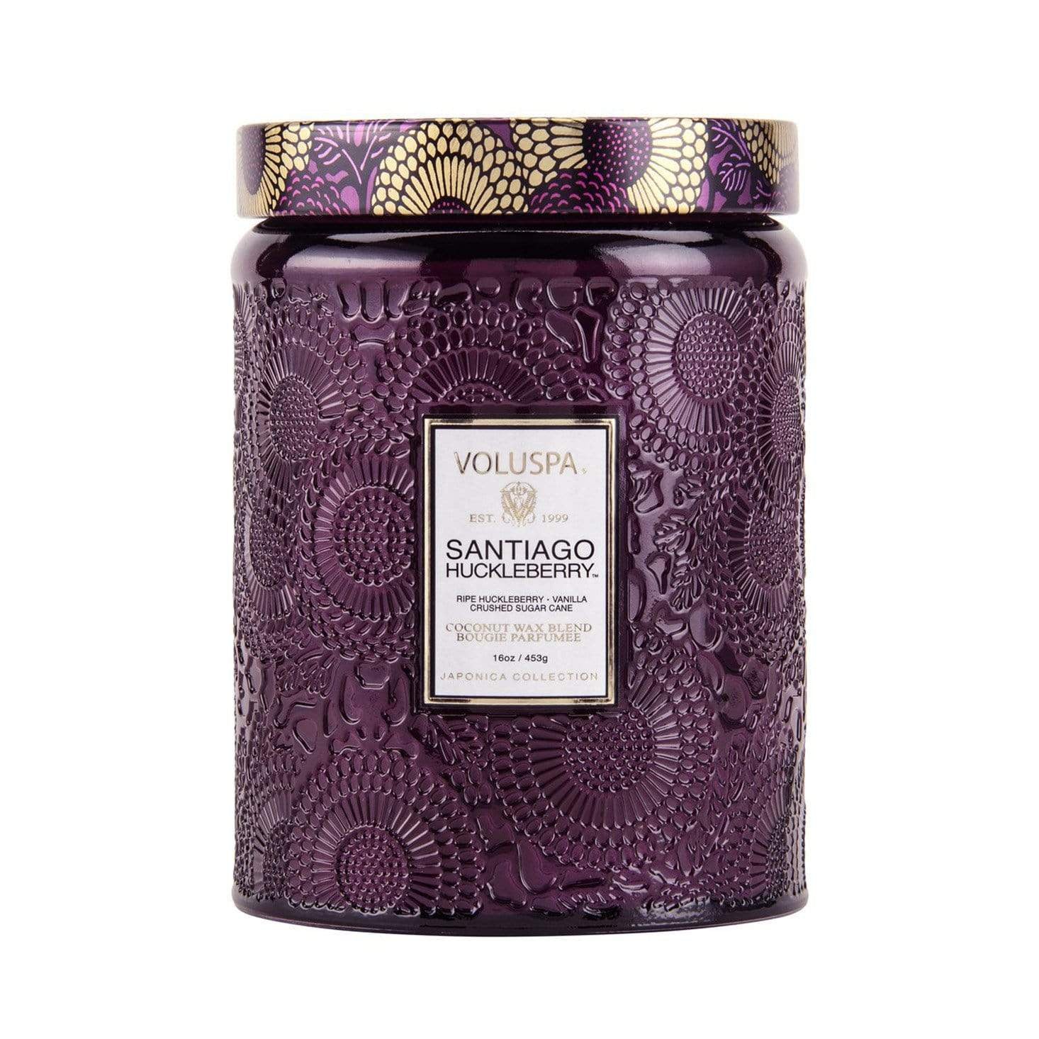 Voluspa 100 Hour Candle Santiago Huckleberry