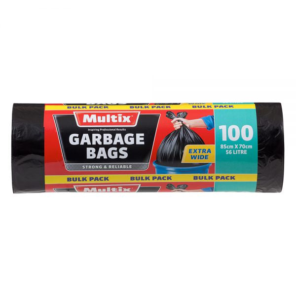Multix Garbage Bags 56L 100pk