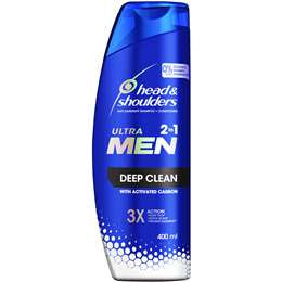 Head & Shoulders Shampoo Ultramen 2in1 Deep Clean  400ml
