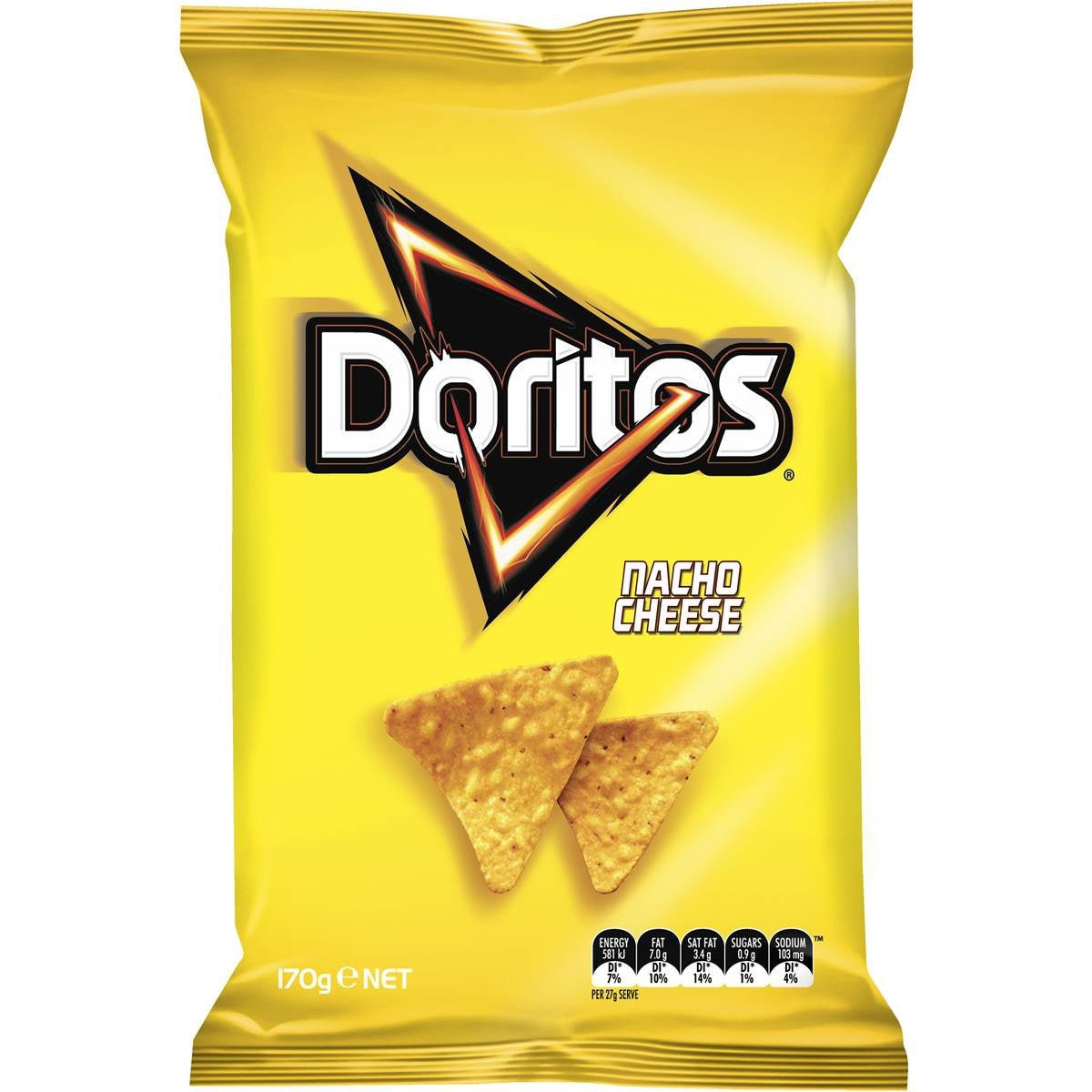 Doritos Corn Chips Nacho Cheese 170g