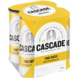 Cascade Tonic Water 200ml x 4pk