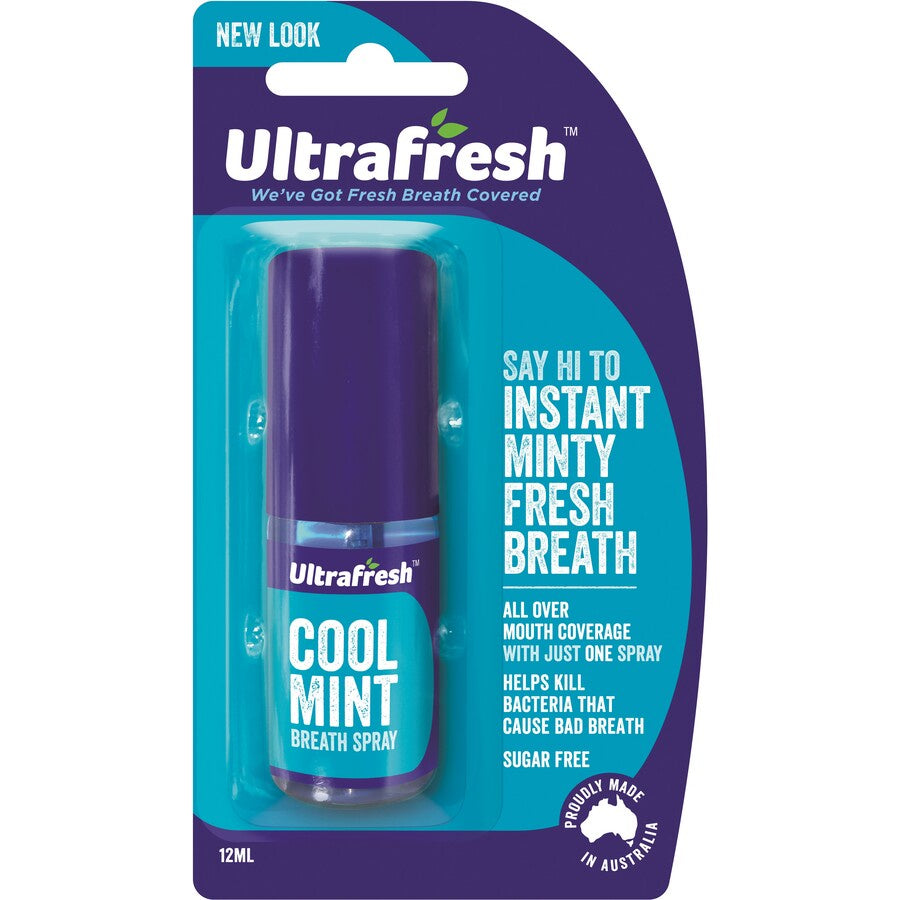 Ultrafresh Coolmint Breath Spray 12ml